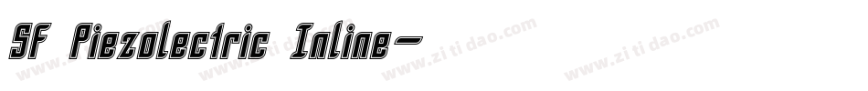 SF Piezolectric Inline字体转换